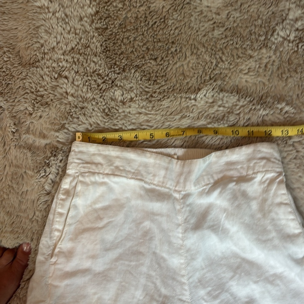 Christian Siriano 100% Linen Pull On Pants - Picture 2 of 6
